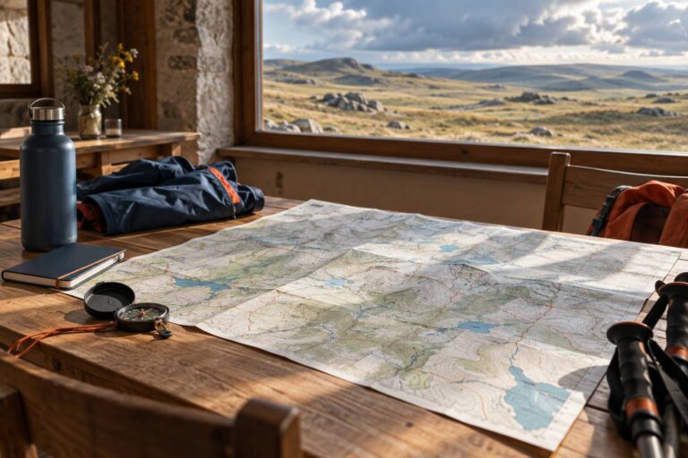 Aumont-Aubrac : étape du chemin de Compostelle en Lozère