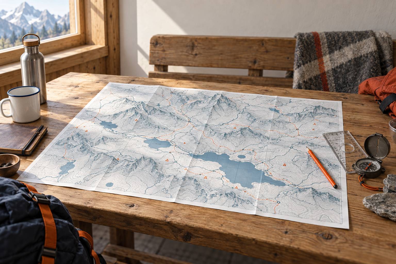 Illustration éditoriale du sujet : Beaufortain : massif, lacs et cols entre Savoie et Mont-Blanc
