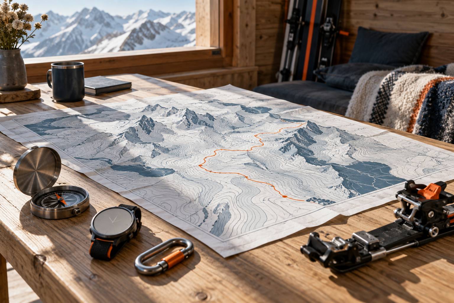 Illustration éditoriale du sujet : Dynafit : histoire de la marque et rôle dans le ski de rando