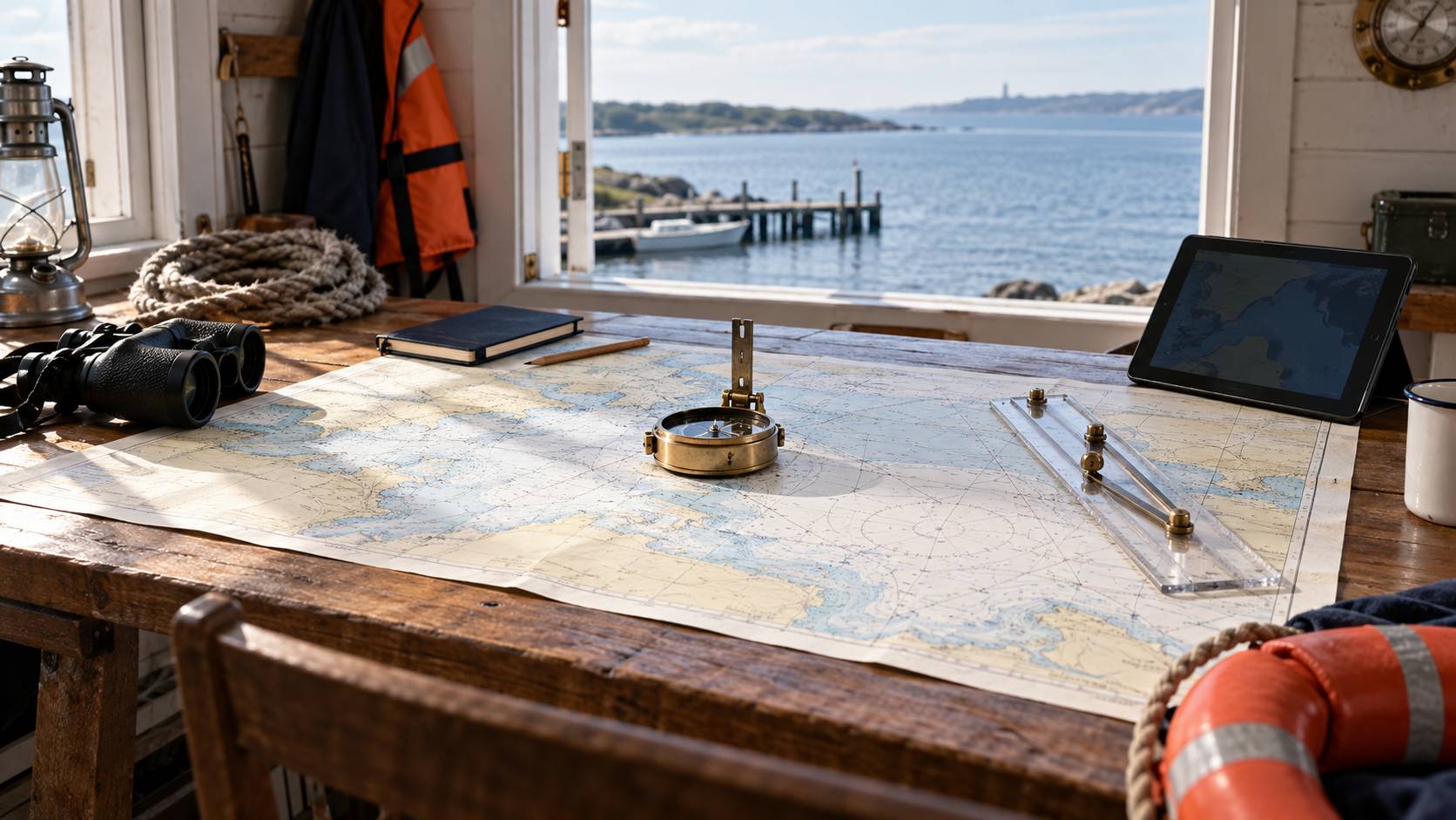 Illustration éditoriale du sujet : Île d'Aix : accès, mouillages et navigation en Charente-Maritime