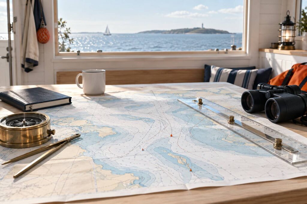 Illustration éditoriale du sujet : Île d'Aix : accès, mouillages et navigation en Charente-Maritime