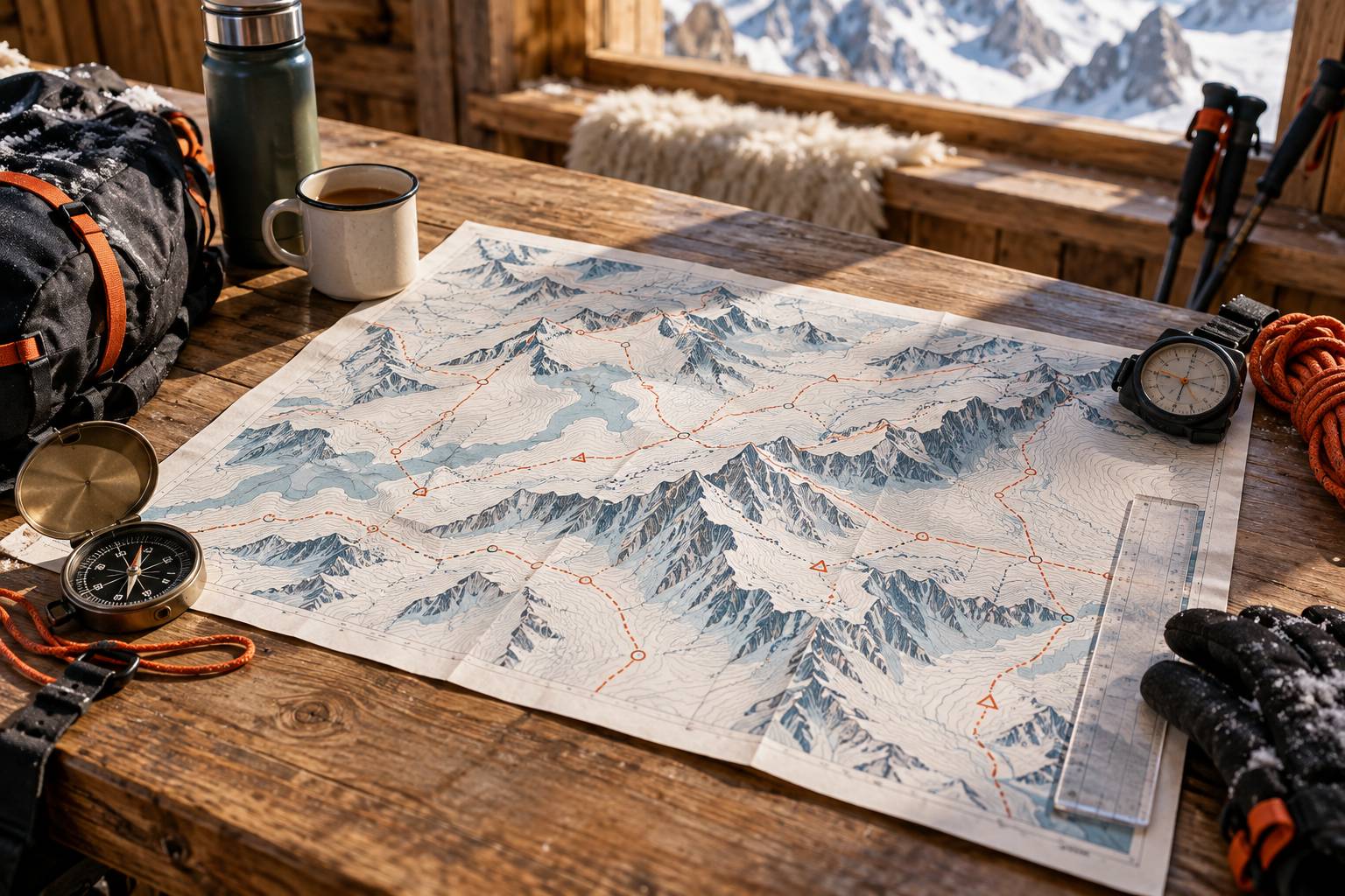 Illustration éditoriale du sujet : La Pierra Menta : sommet du Beaufortain et course mythique