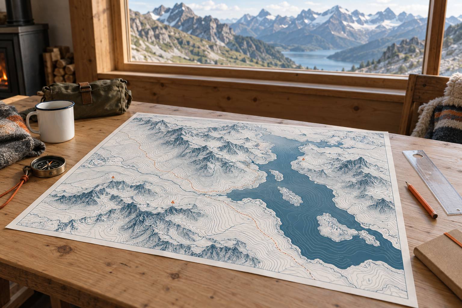 Illustration éditoriale du sujet : Montagnes : formation, massifs et classification des reliefs