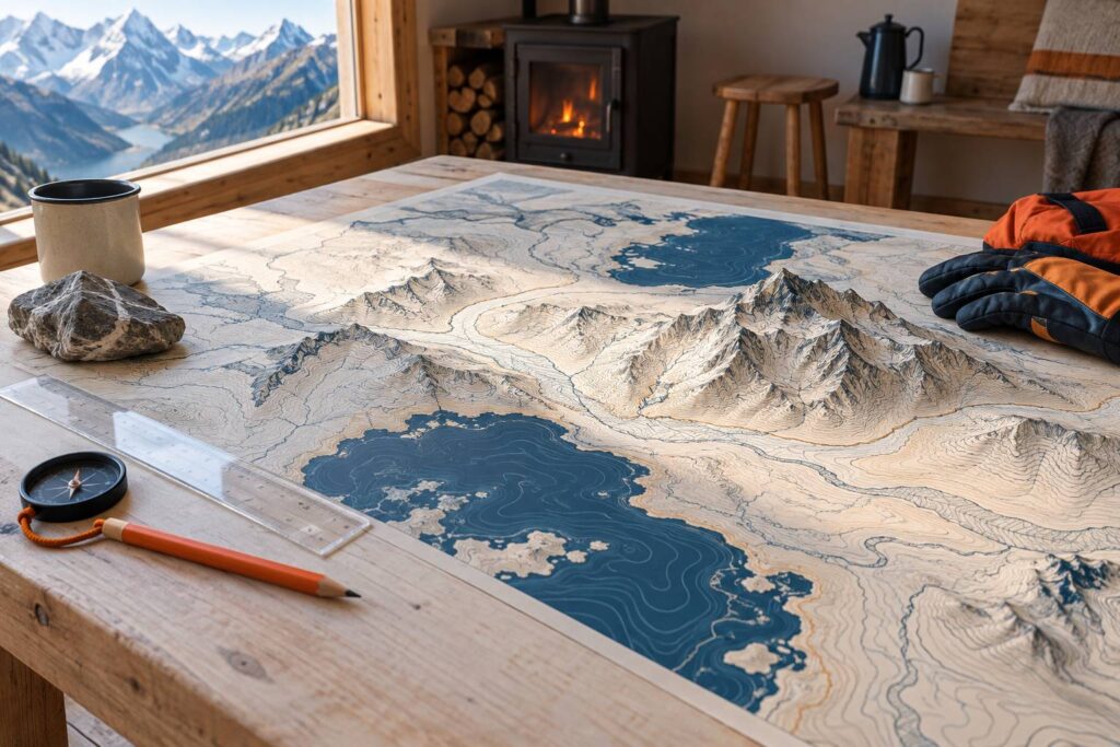 Illustration éditoriale du sujet : Montagnes : formation, massifs et classification des reliefs