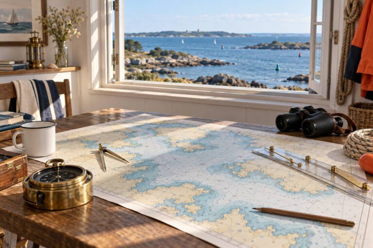Presqu&rsquo;île de Rhuys : côtes, ports et navigation en Morbihan